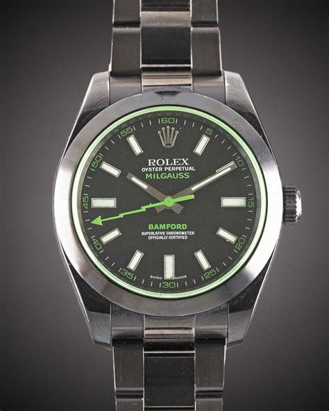 rolex milgaus bamford|rolex oyster perpetual milgauss watches.